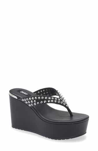 DKNY Tina Studded Platform Flip Flop