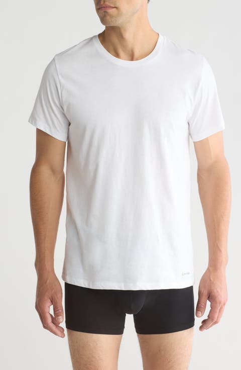 4-Pack Cotton Crewneck Undershirts