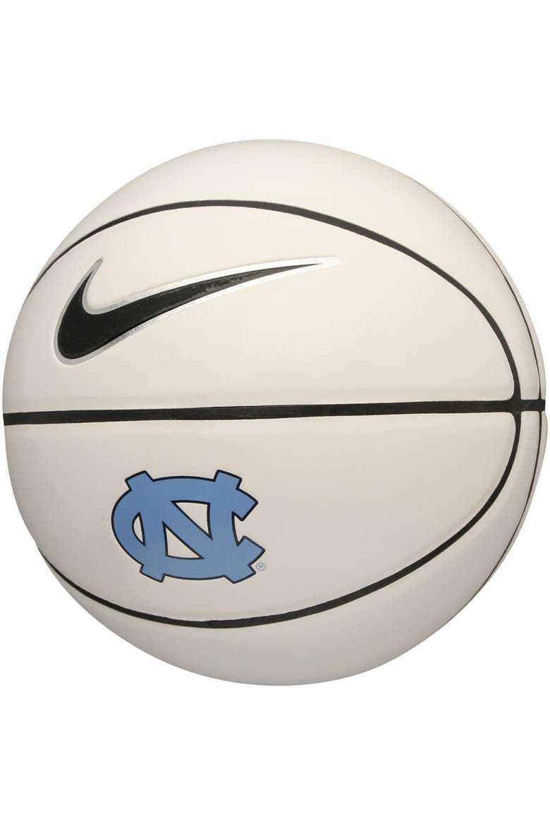 North Carolina Tar Heels Autographic Basketball, Alternate, color, Brown
