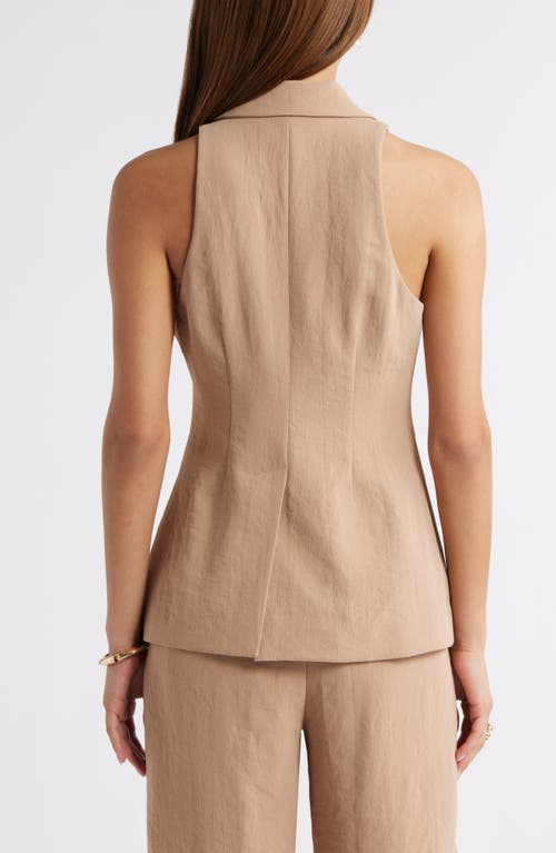 Open Edit Notched Lapel Vest