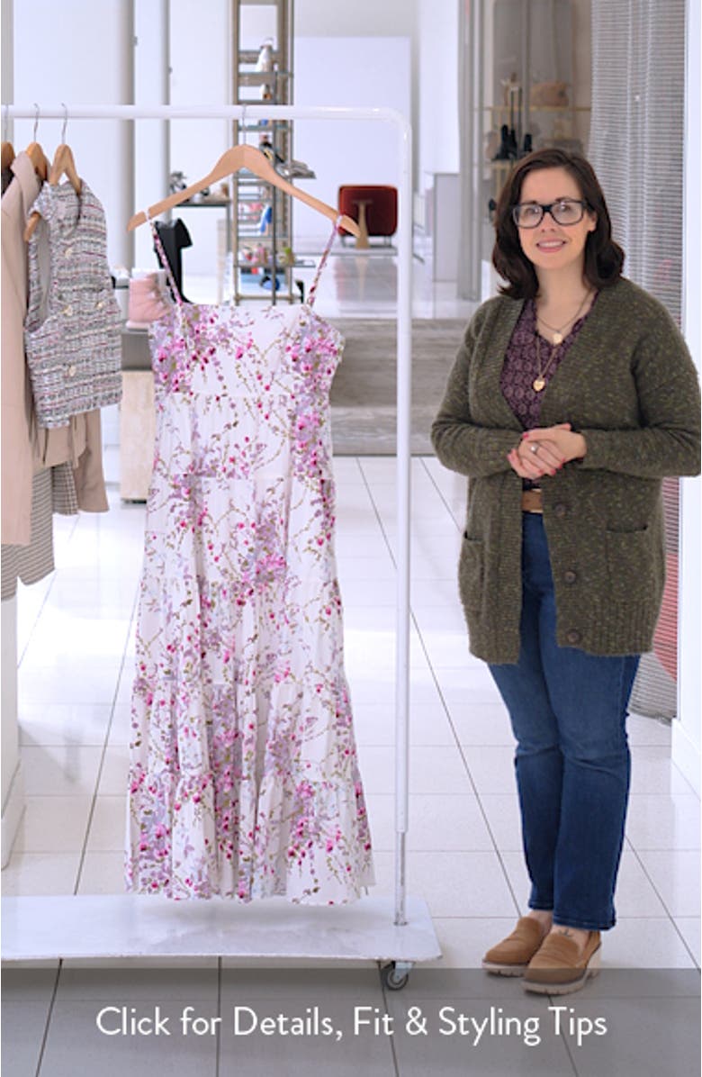 Gavin Midsummer Bloom Tiered Cotton Blend Dress