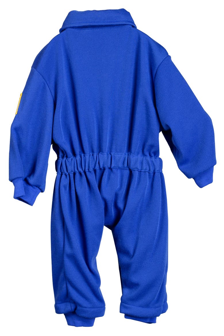 Flight Suit Romper, Alternate, color, Blue