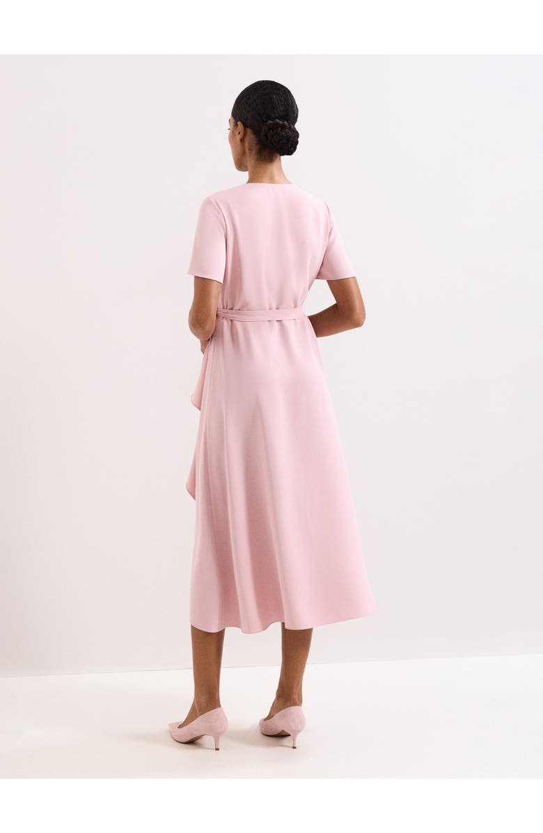 Phase Eight Julissa Wrap Midi Dress, Alternate, color, Pale Pink