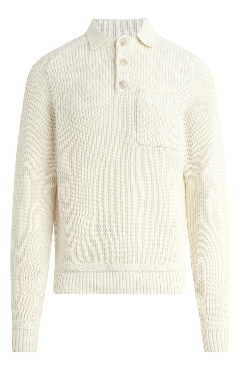 Joe's Ruben Polo Sweater, Alternate, color, Chalk