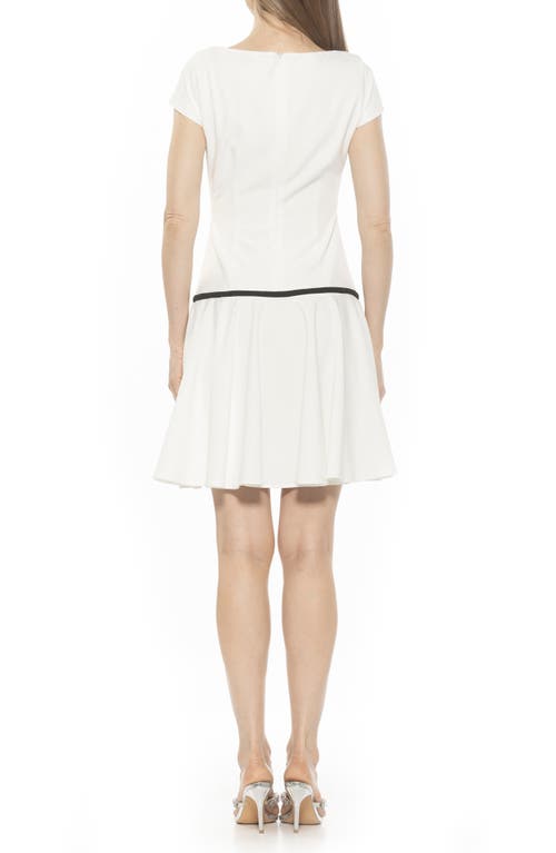 Alexia Admor Aoife A-line Dress In Ivory