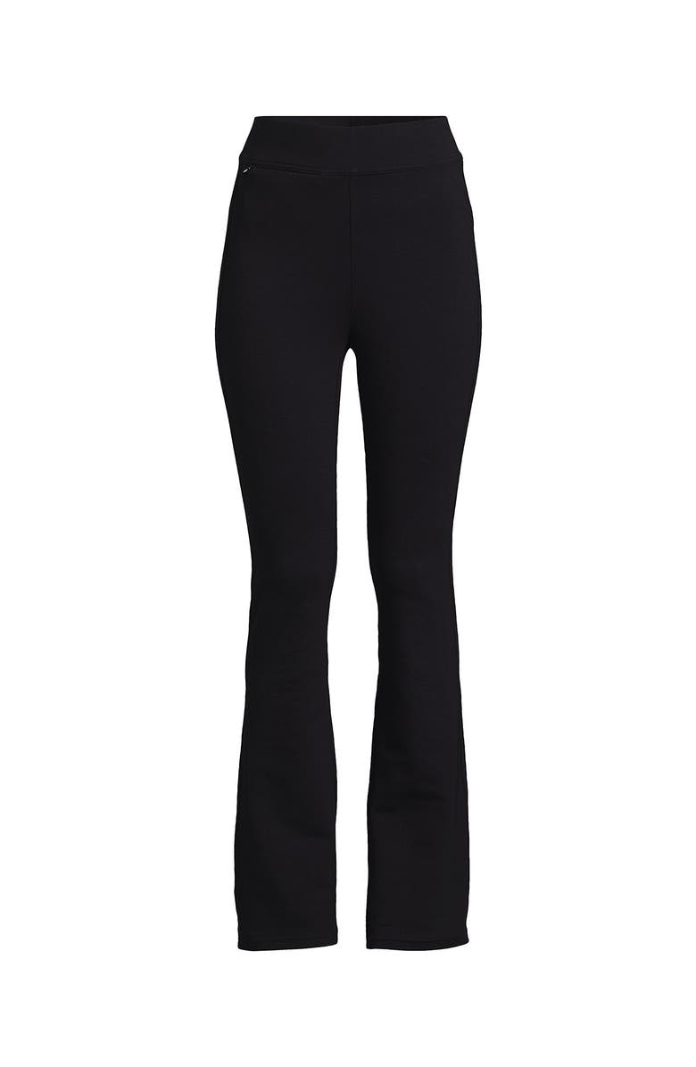 Lands' End Starfish High Rise Flare Pants, Alternate, color, Black