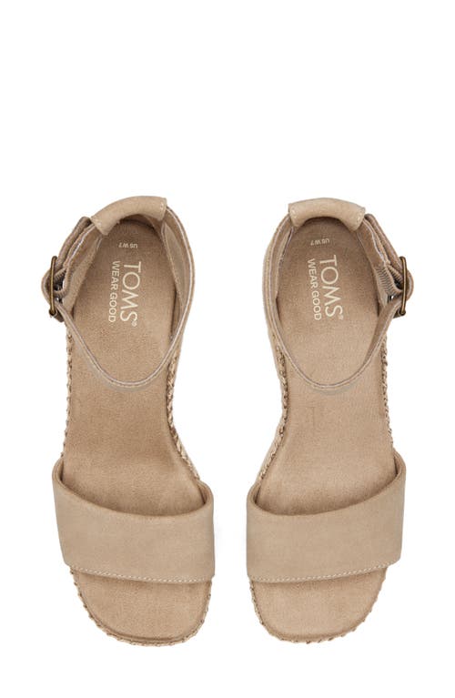 TOMS TOMS LAILA ESPADRILLE PLATFORM SANDAL