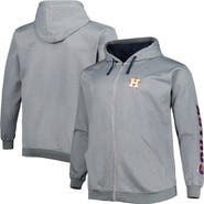 PROFILE Men's Profile Ash Houston Astros Big & Tall Pullover Hoodie