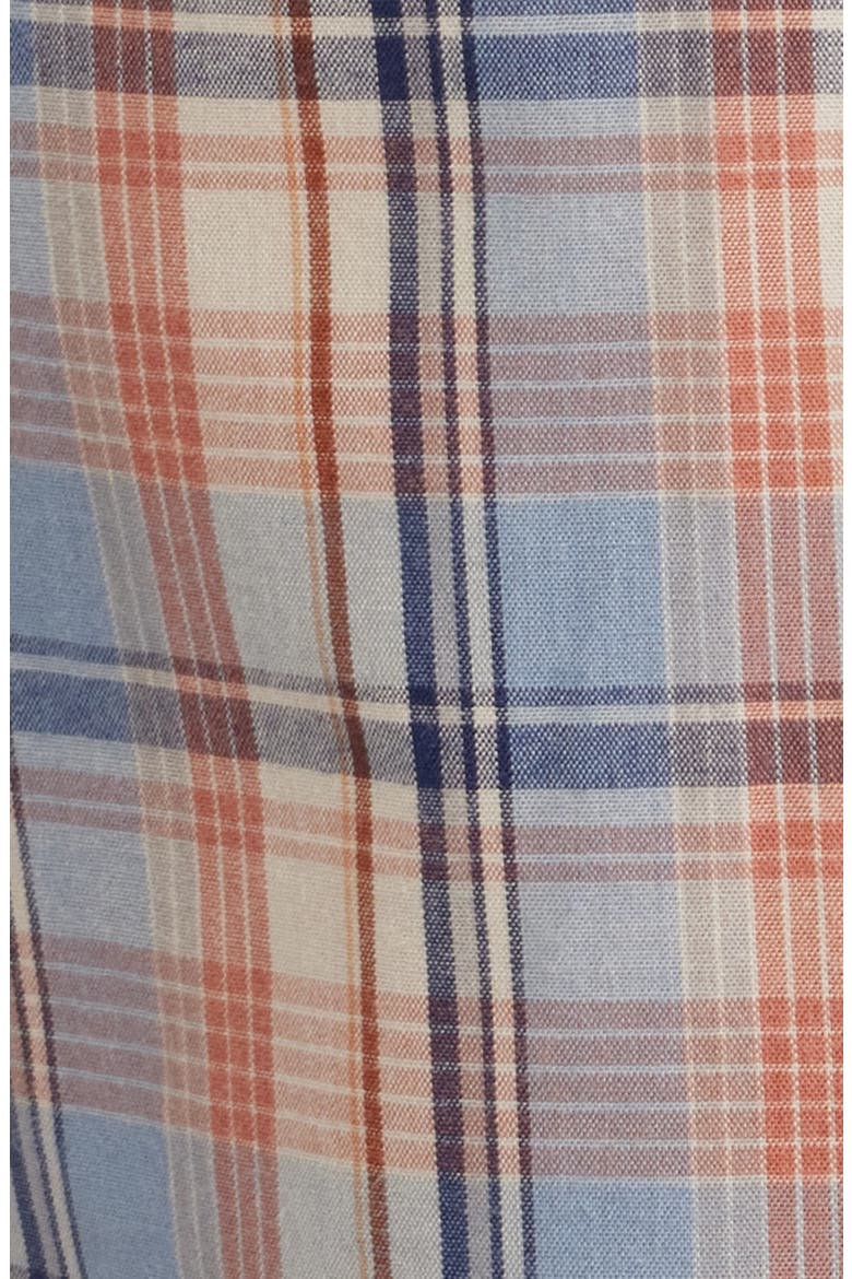 The Breezy Wayne Plaid Short Sleeve Shirt, Alternate, color, BLUE MULTI PLAID