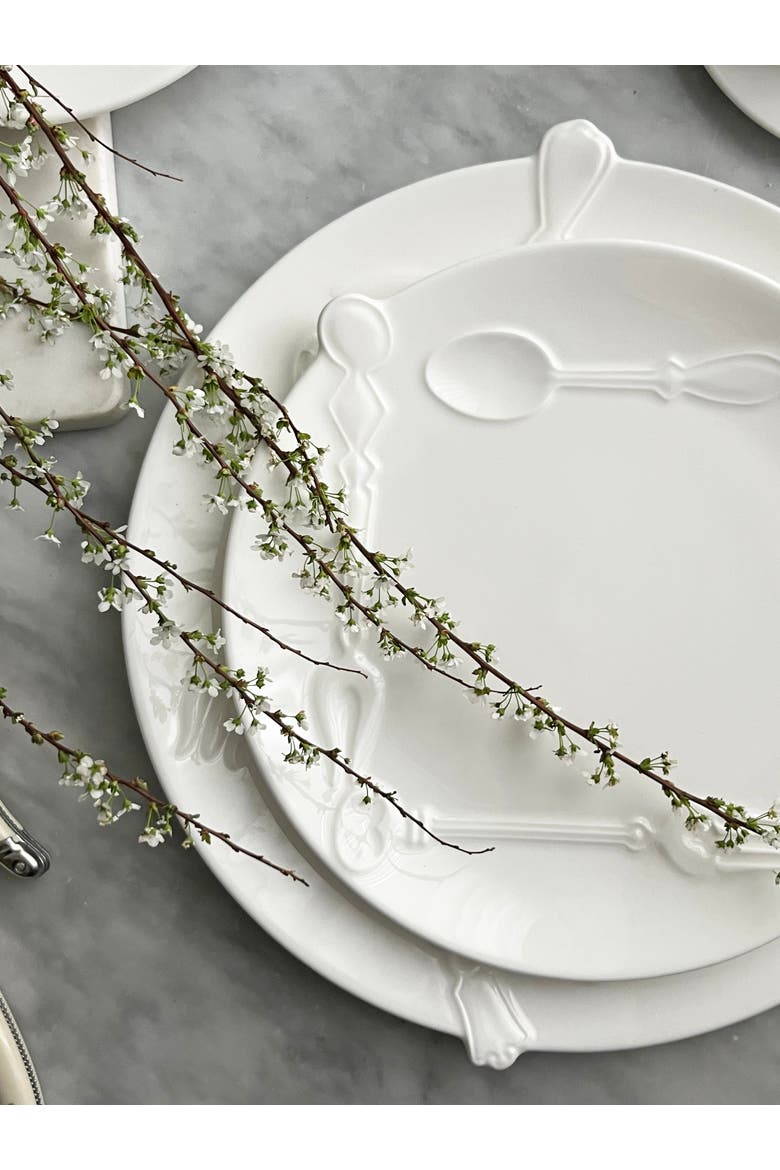 Cutlery Salad Plate, Alternate, color, Multi