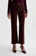 AG Brinley Mid Rise Straight Leg Corduroy Jeans