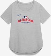 Nike Women's Nike Heather Gray 2027 MLB All-Star Game Tri-Blend T-Shirt