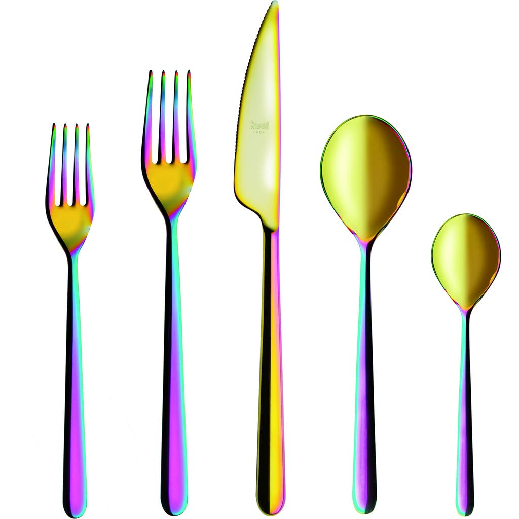 Mepra Linea Flatware Set In Multi