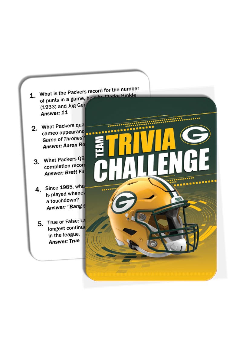 Green Bay Packers Trivia Challenge, Alternate, color, Multicolor