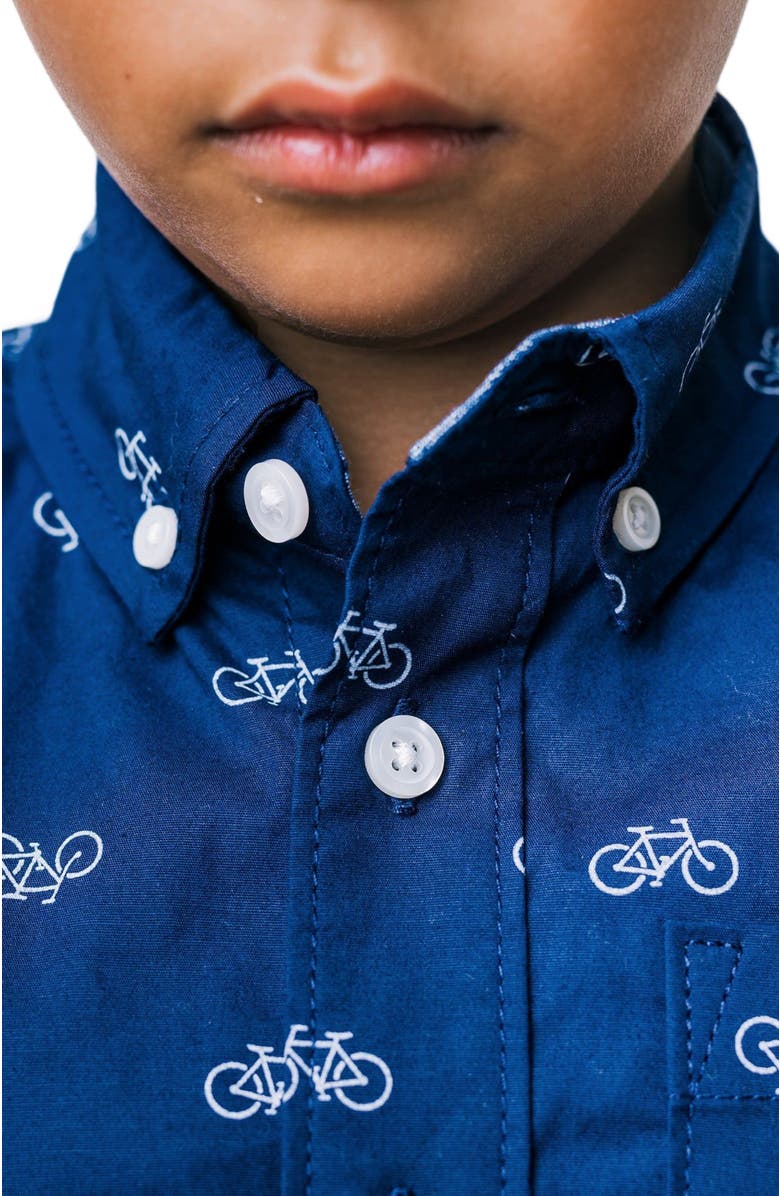 Hope & Henry Boys' Organic Stretch Poplin Shirt, Kids, Alternate, color,