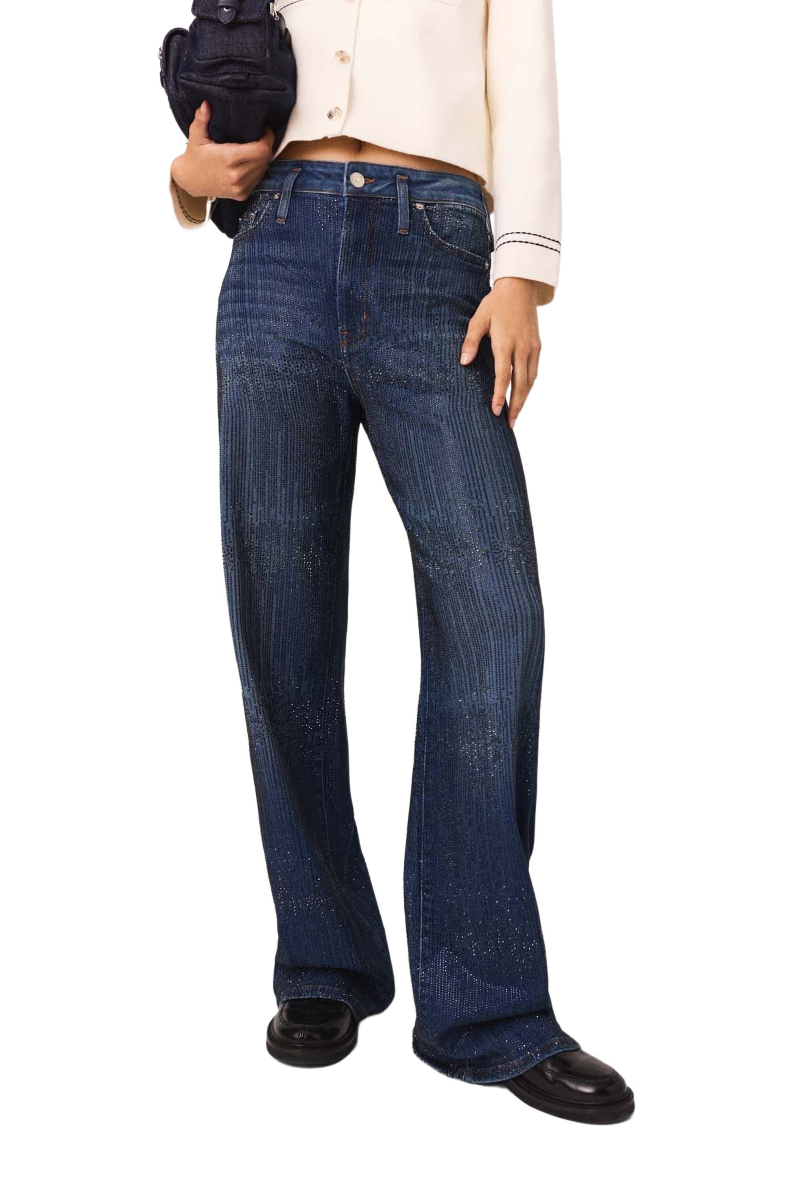 Rhinestone jeans