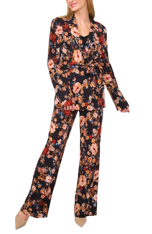 Ted Baker Floral Pants In Black
