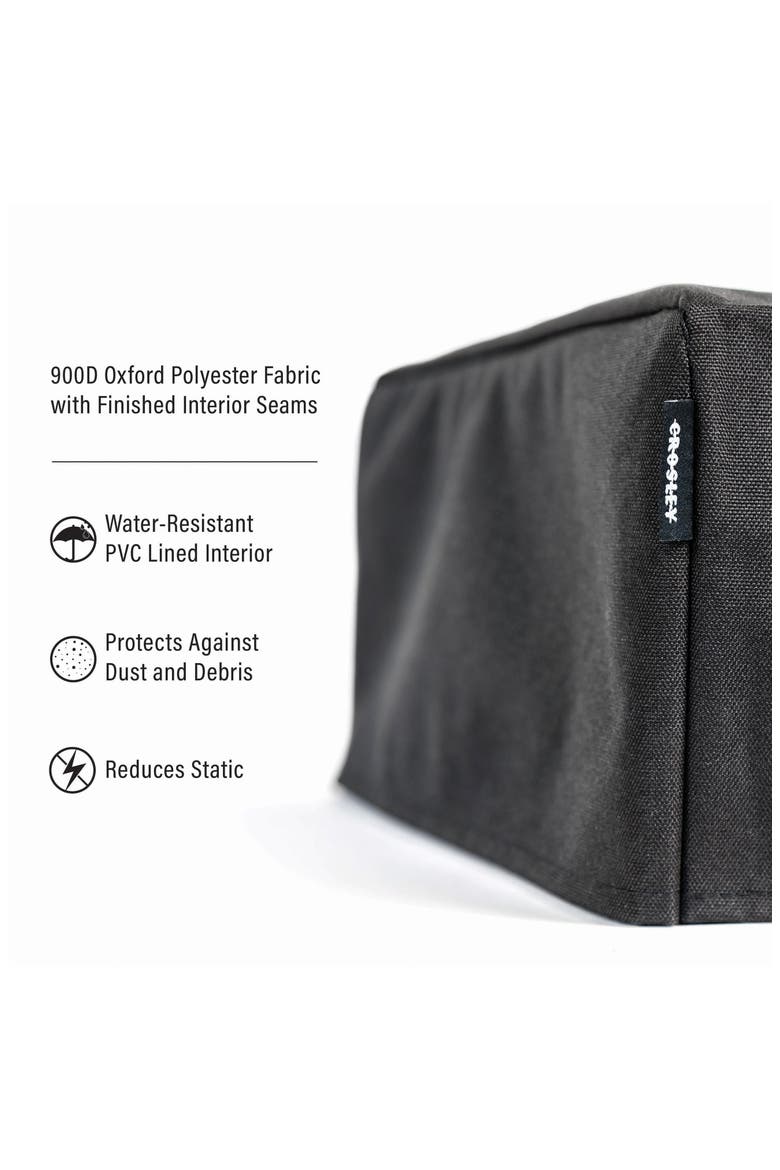 Turntable Dust Cover, Alternate, color, BLACK