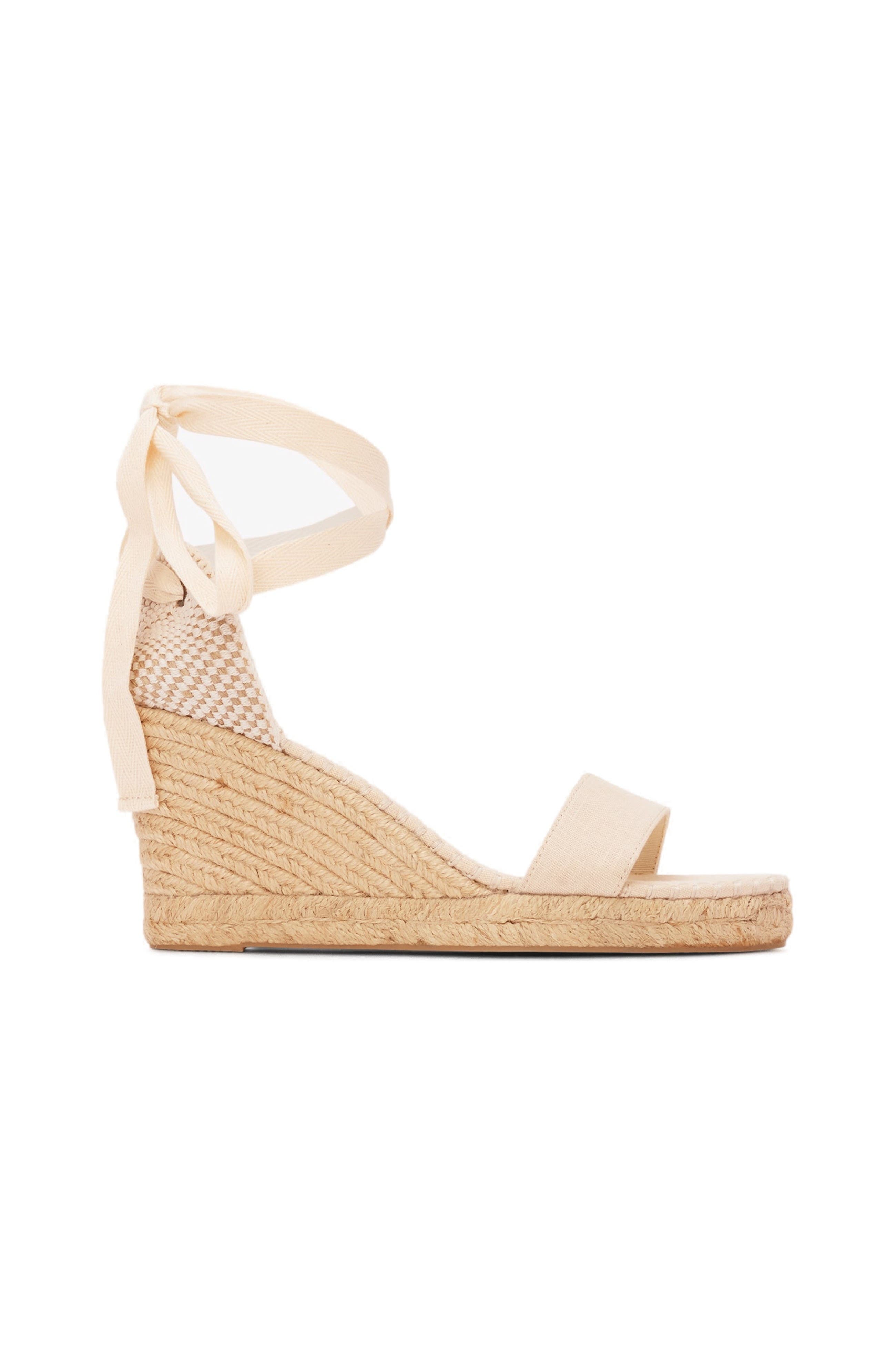 The Capri Wedge Linen Colors Espadrille, Main, color, La Concha Ivory