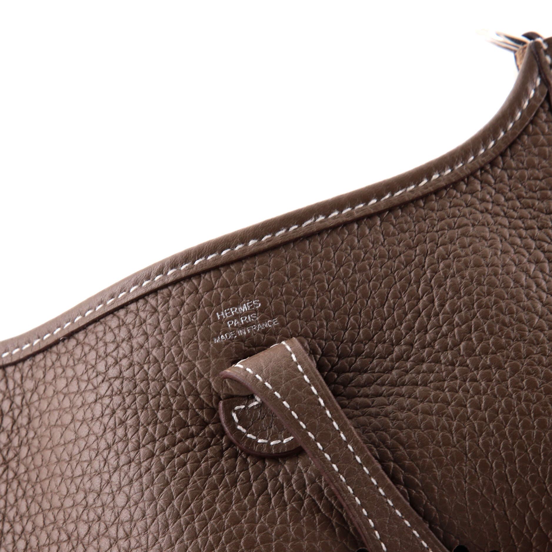 Pre-Owned Hermes Evelyne Bag Gen III Clemence TPM, Alternate, color, Etoupe