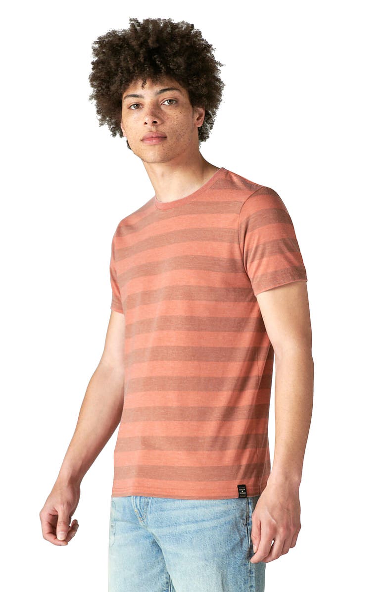 Lucky Brand Venice Burnout Crew Neck Tee, Alternate, color, 