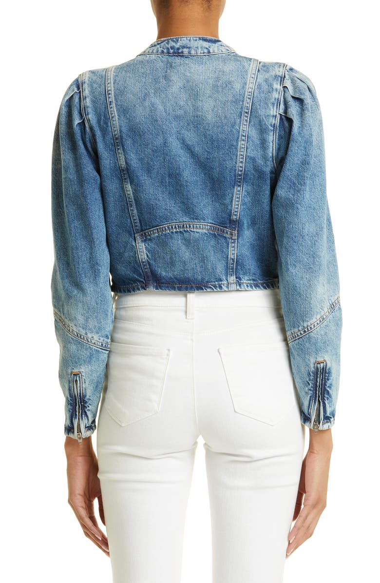 ba&sh Daisy Denim Jacket, Alternate, color,