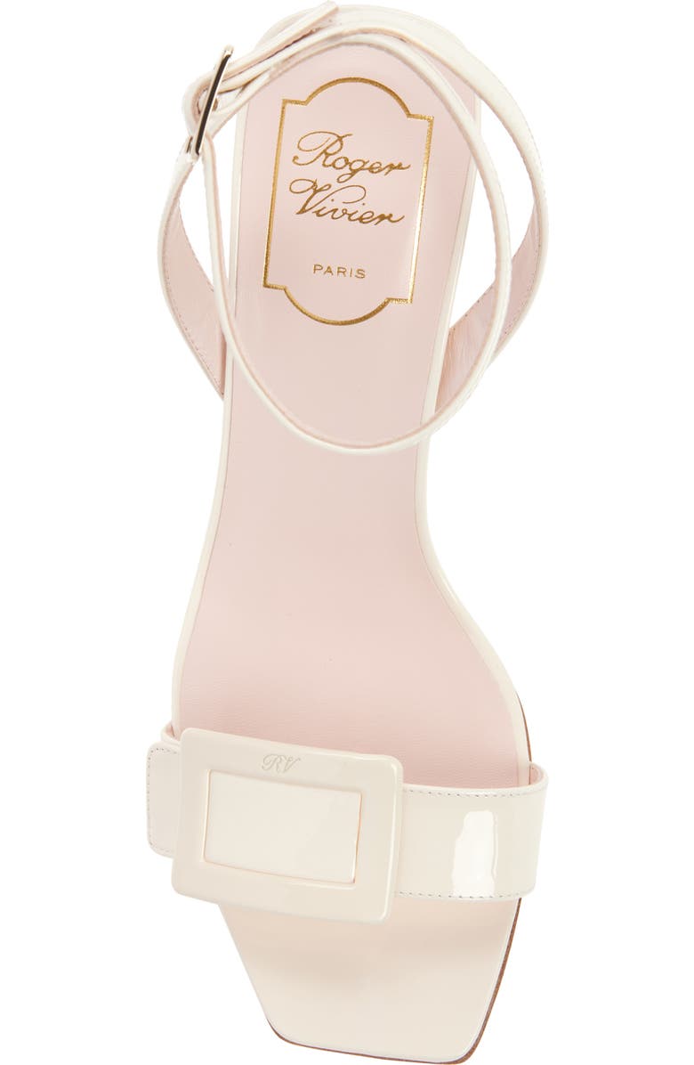 Roger Vivier Belle Vivier Ankle Strap Wedge Sandal, Alternate, color, Cire