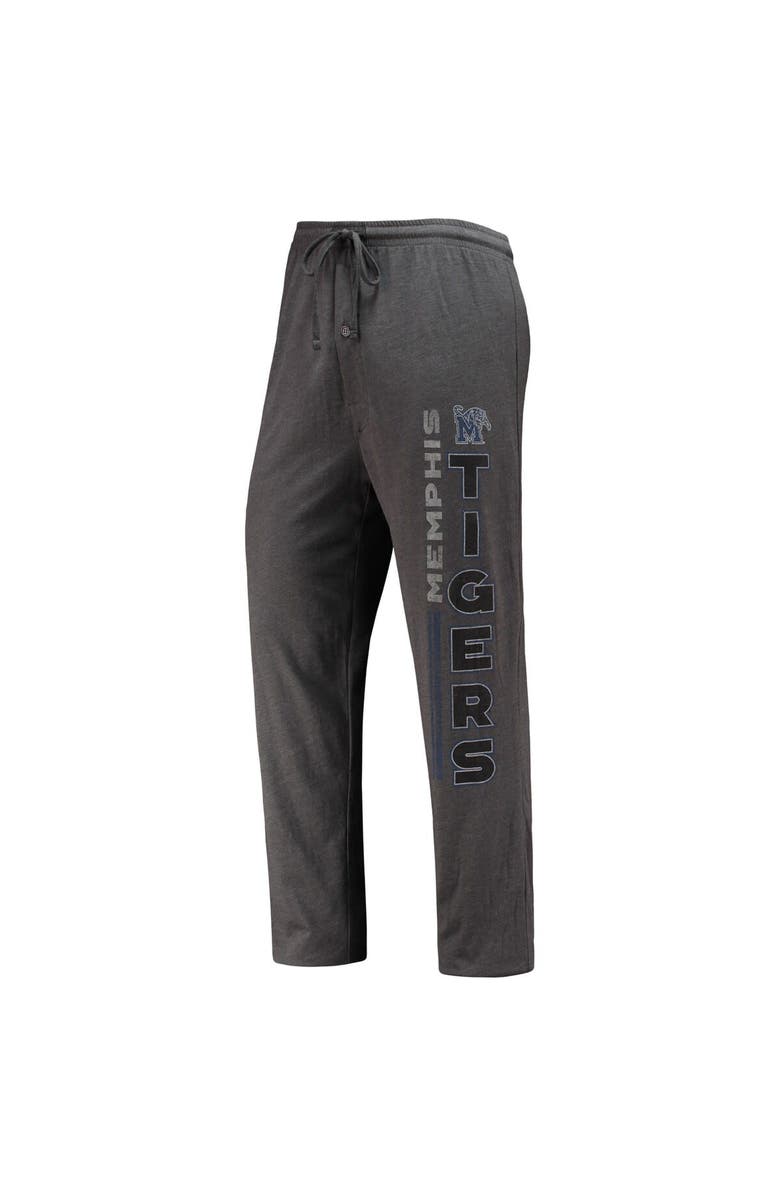 CONCEPTS SPORT Men's Concepts Sport Heathered Charcoal/Royal Memphis Tigers Meter T-Shirt & Pants Sleep Set, Alternate, color, Heather Charcoal