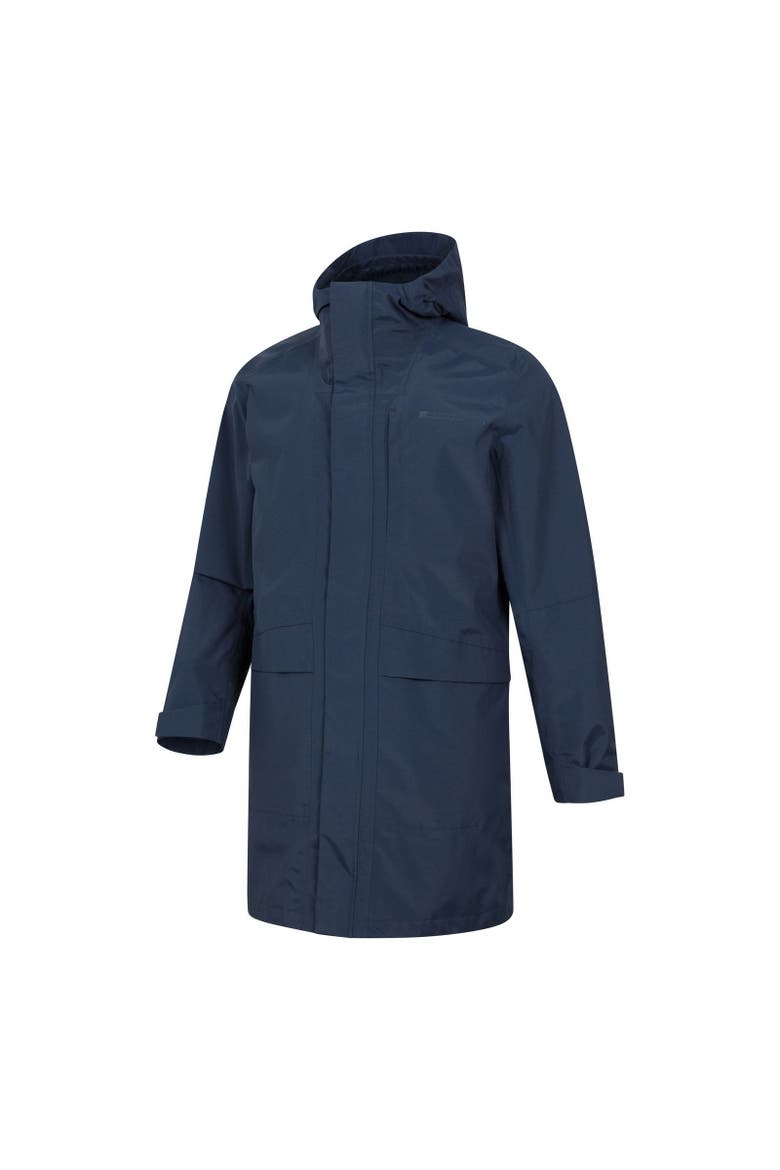 Scope Long Length Waterproof Jacket, Alternate, color, Navy