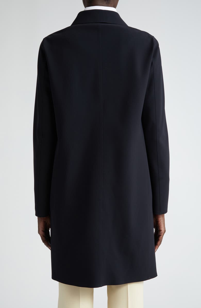 Herno Snap Front Performance Scuba Knit Coat, Alternate, color, 