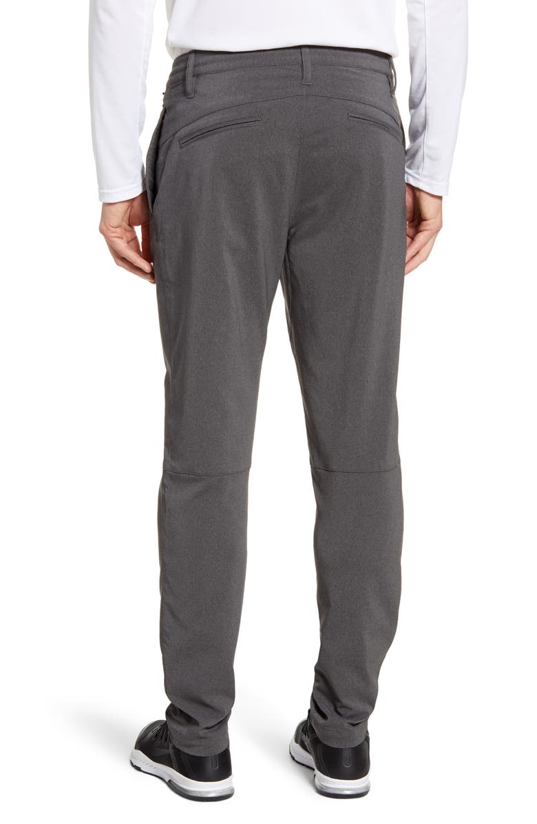 Zella Hybrid Tech Commuter Pants, Alternate, color, Grey Obsidian Heather