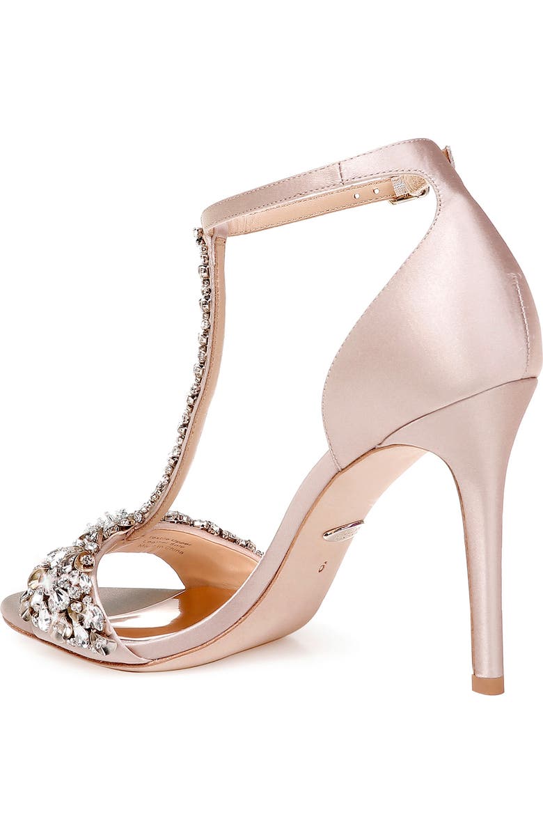 Badgley Mischka Collection Badgley Mischka Crystal Embellished Sandal, Alternate, color,