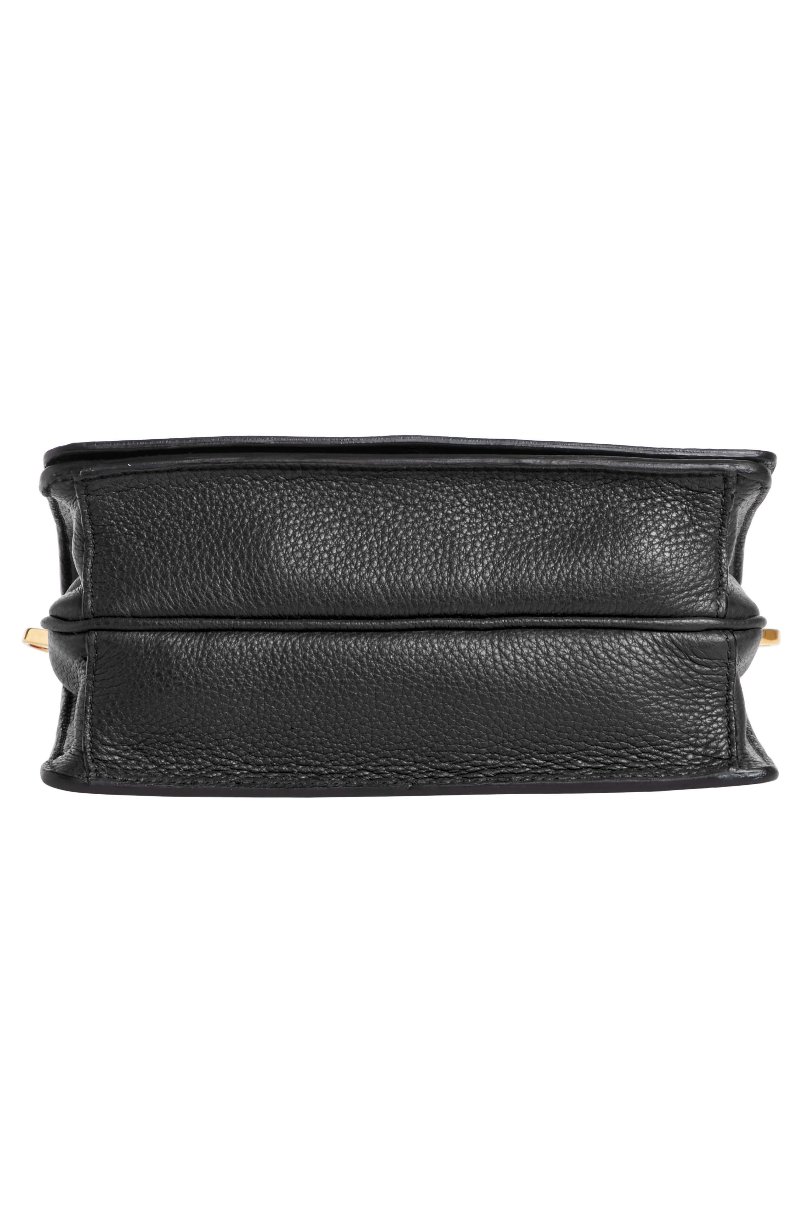 Prada Vitello Daino Double Compartment Leather Shoulder Bag, Alternate, color, 