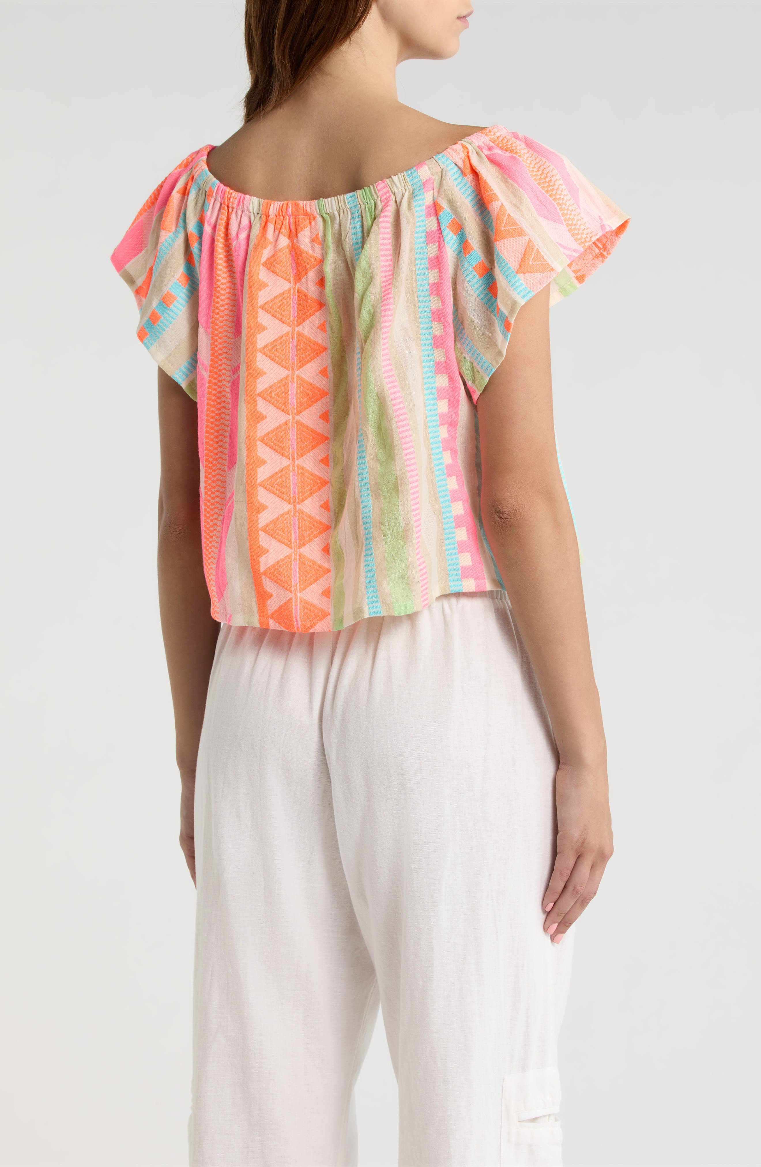Ruffle Off the Shoulder Top - image 4