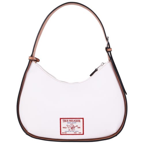 True Religion Horseshoe Pocket Medium Hobo In White