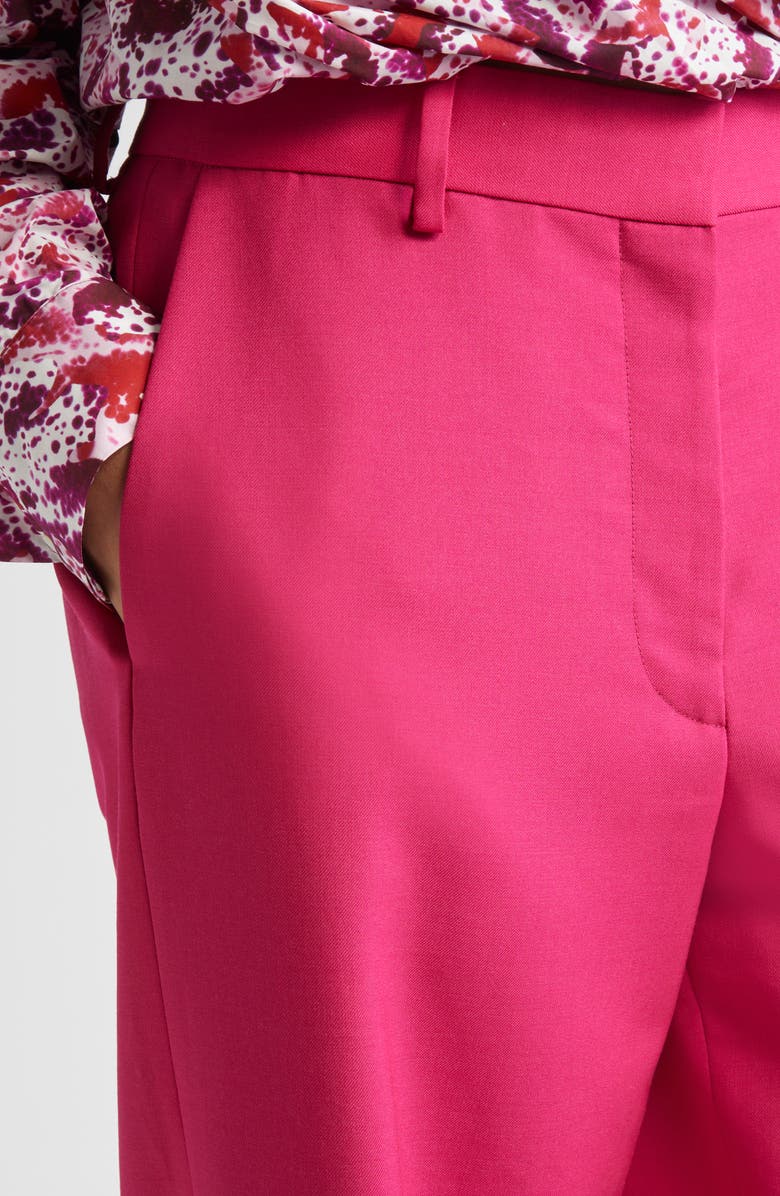 Dries Van Noten Wool & Mohair Straight Leg Pants, Alternate, color, 