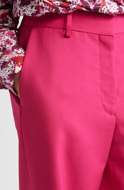 Dries Van Noten Wool & Mohair Straight Leg Pants