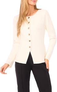 Ted Baker Collarless Cardigan