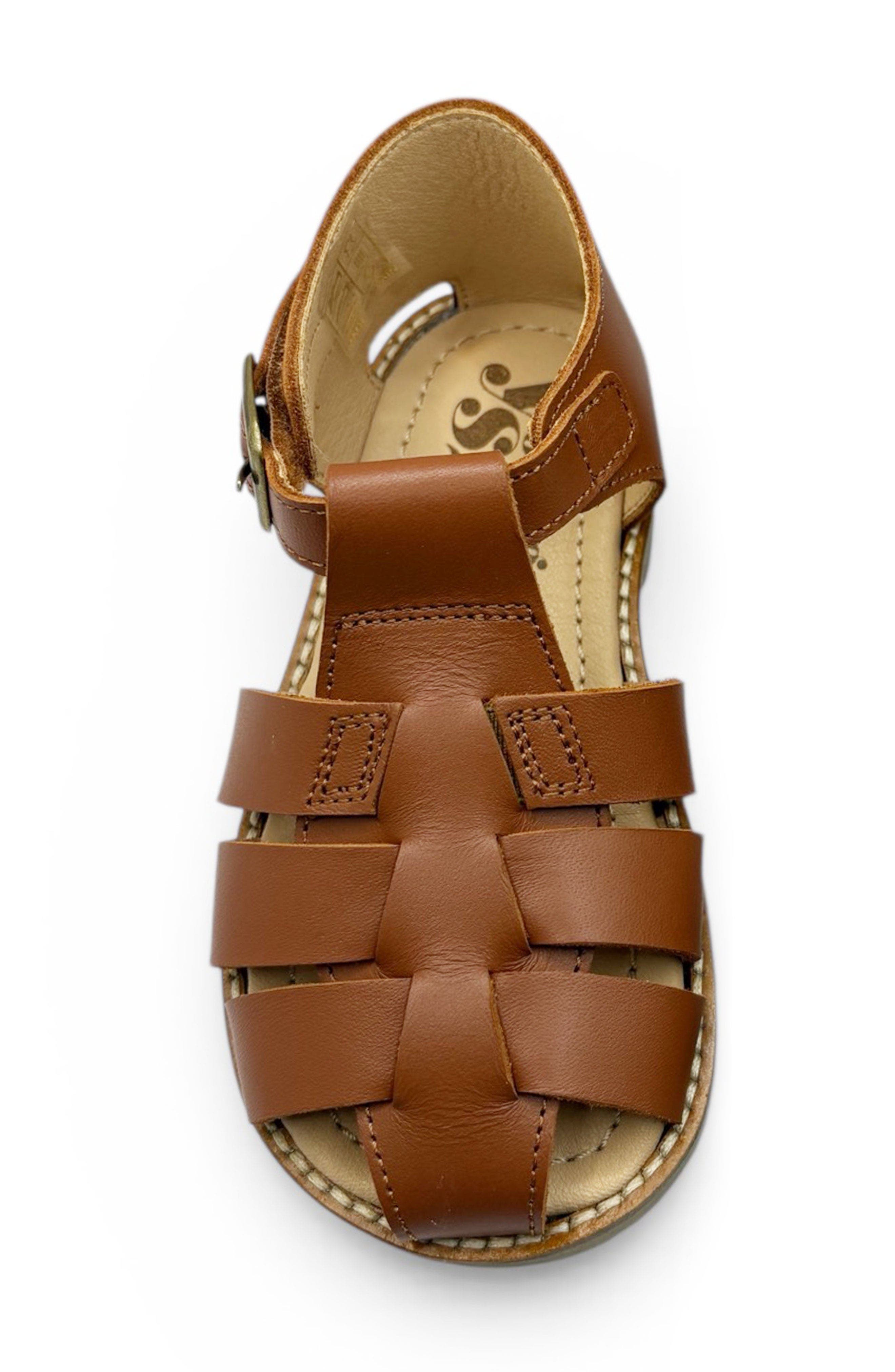 Young Soles Noah  Sandal, Alternate, color, Chestnut Brown