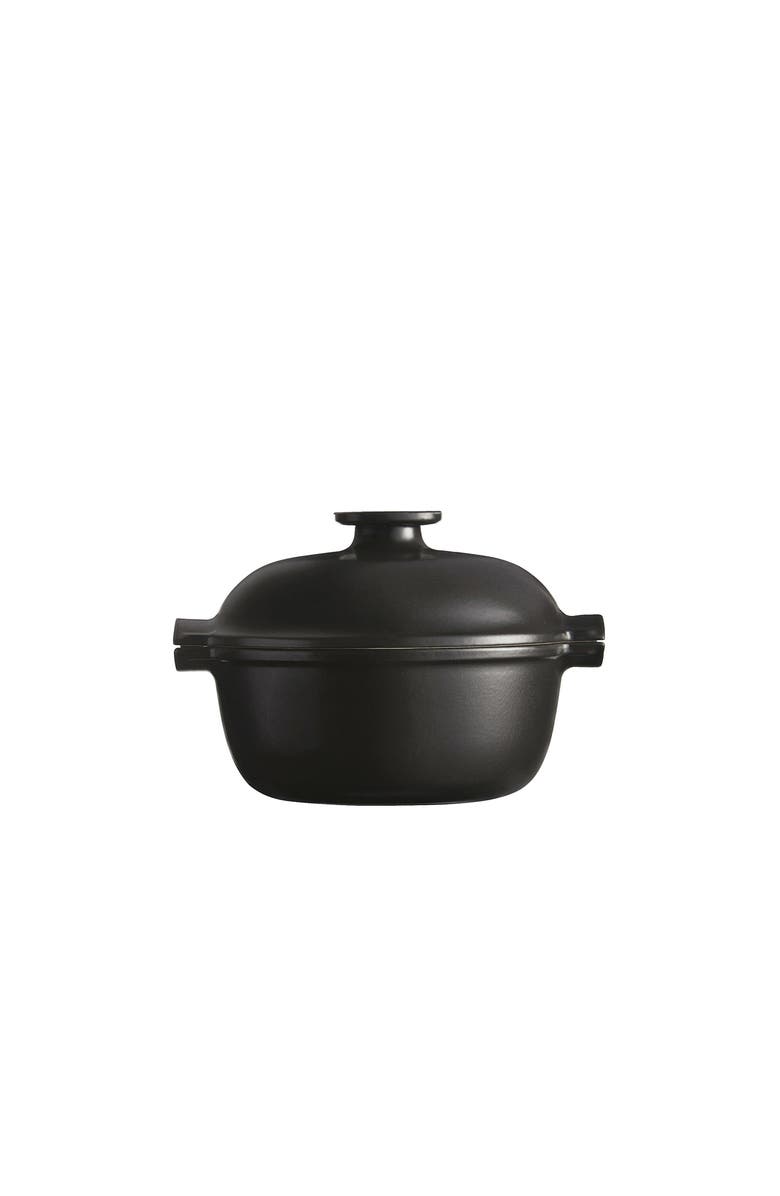 Emile Henry Delight 2 Quart Round Dutch Oven, Slate, Alternate, color, Slate