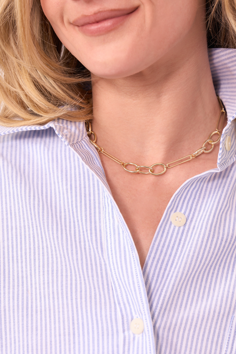Stella Necklace, Alternate, color, GOLD