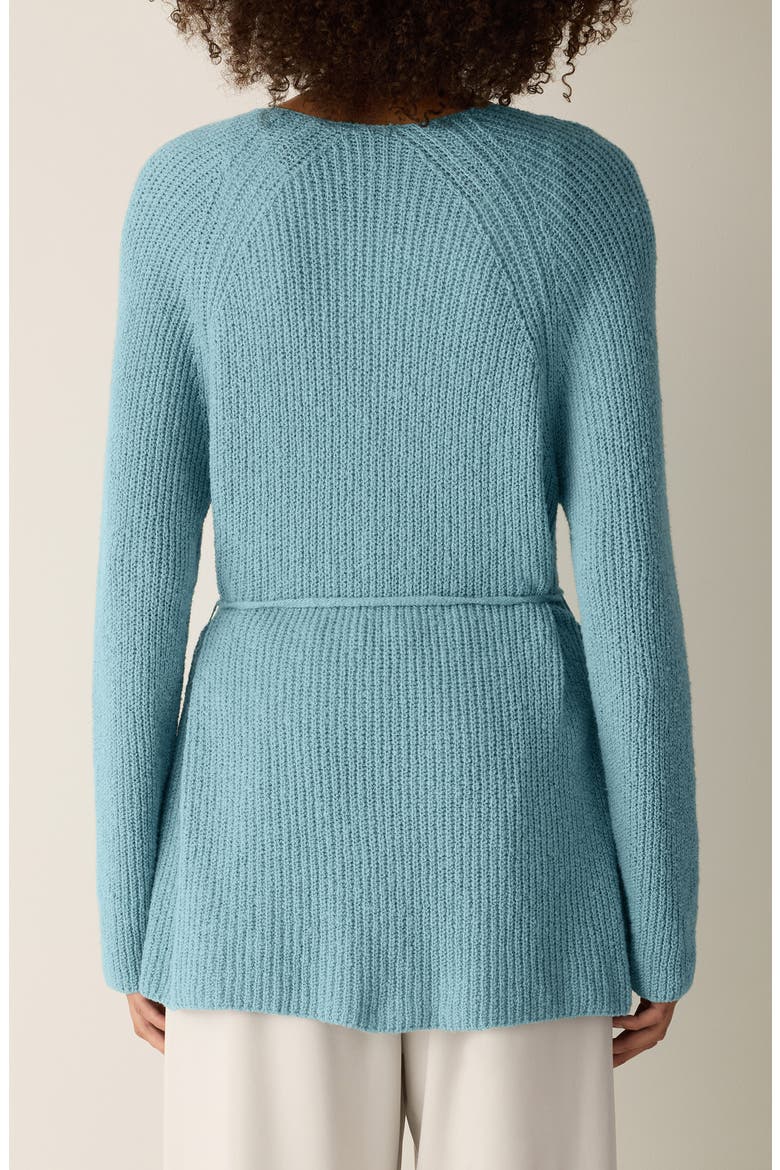 Tie Front Longline Cardigan, Alternate, color, SEAFOAM
