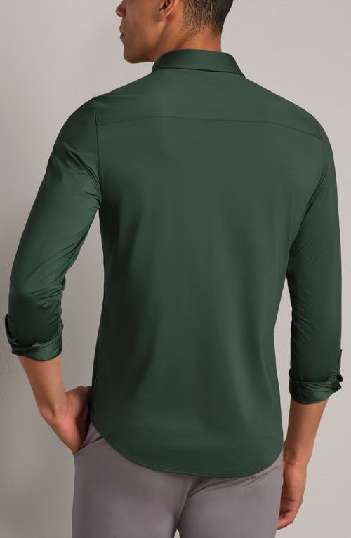 Rhone Commuter Slim Fit Button-up Shirt In Green