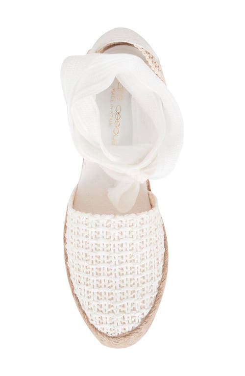 Andre Assous André Assous Payton Espadrille Wedge In White Woven