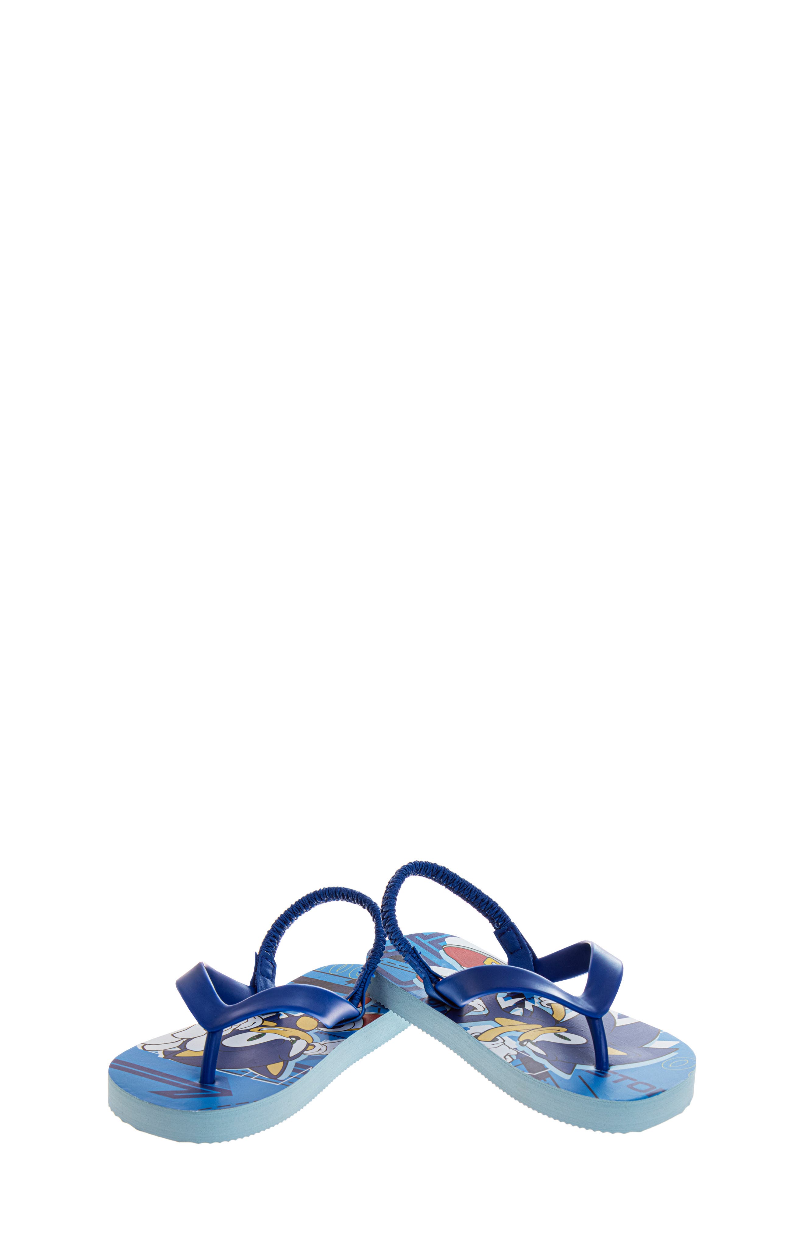 JOSMO Kids' Sonic Slingback Flip Flop Sandal, Alternate, color, Blue