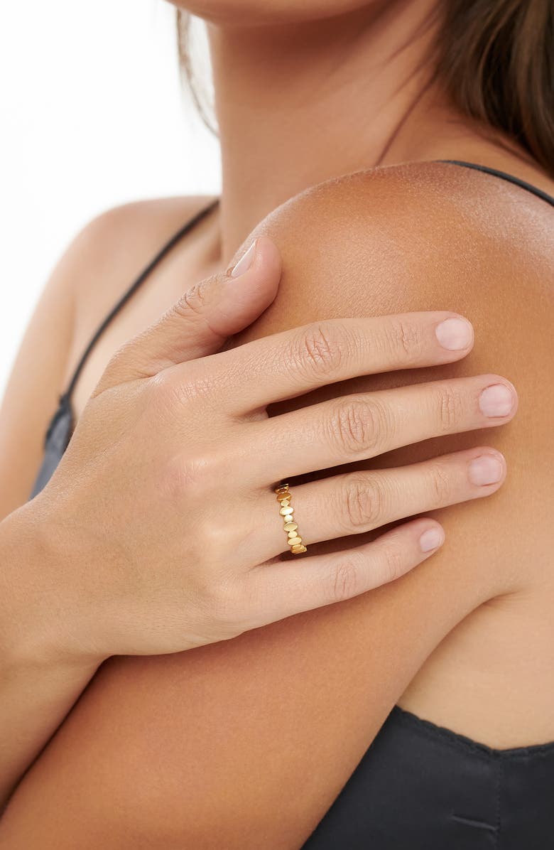 DEVATA Oval Link Band Ring, Alternate, color, Gold