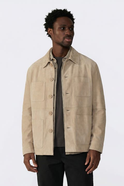 Beckett Suede Chore Jacket