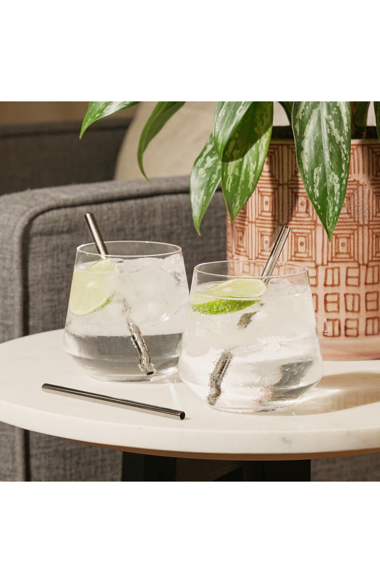 Viski Lowball Straws, Alternate, color, Warren