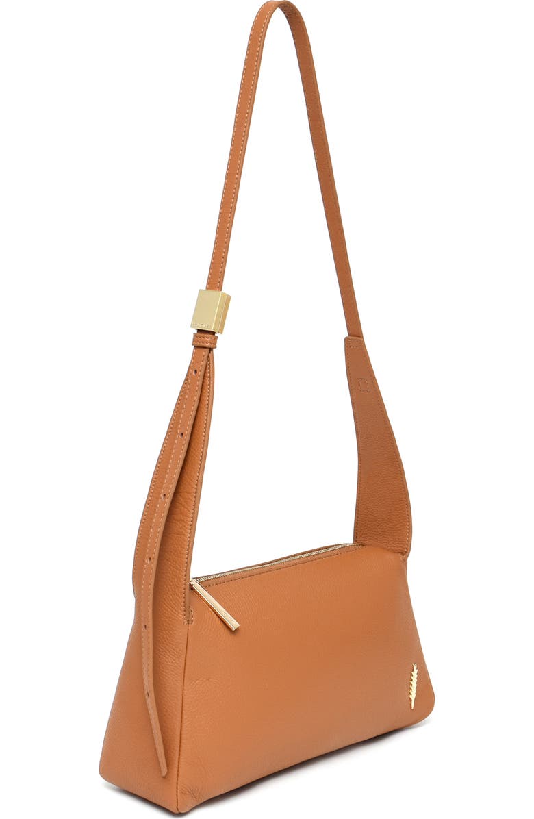 Thacker Bella Pebbled Leather Crossbody Bag, Alternate, color, Cognac