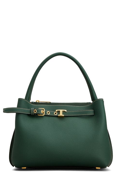 Mini T Timeless Leather Top Handle Bag